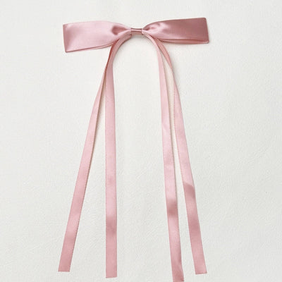 2.5cm polyester multi-color girl ribbon bow hairpin Lady temperament double ribbon duckbill clip top clip hair accessories