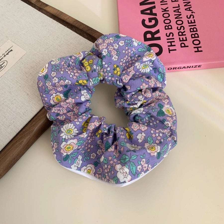 Women's Casual Simple Style Streetwear Floral Cloth Hair Tie