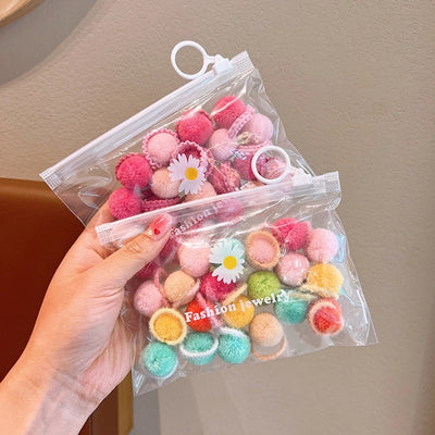 Women's Cute Solid Color Elastic Band Braid Hair Tie