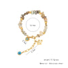 Elegant Commute Heart Shape Eye 18K Gold Plated 304 Stainless Steel Stone  Bracelets