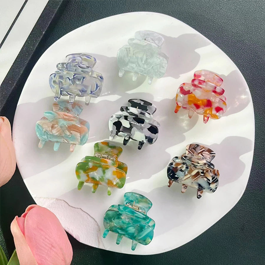 Women's Retro Geometric Acetic acid sheets Hair Claws