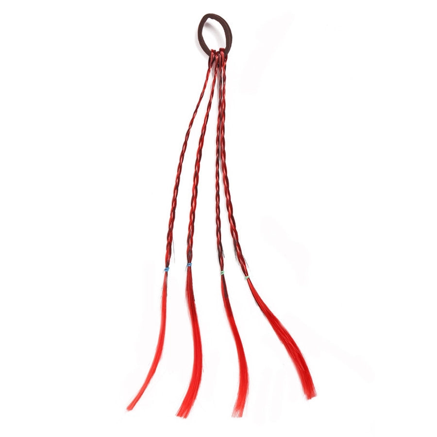 streetwear solid color rubber band hair tie