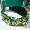 Christmas Classic Style Women's Christmas Tree Snowflake Alloy Sequins Hair Band
