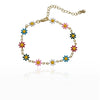 Copper Enamel Daisy Bracelets